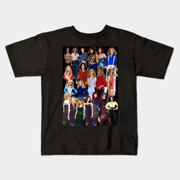 Charlies angels Kids T-Shirt by fonchi76